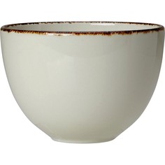 Чашка бульонная Steelite Браун дэппл 455мл, 115х115х75мм, фарфор, белый-коричневый
