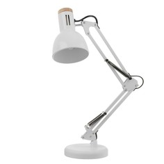 Настольная лампа Юнец Е27 40Вт белый 14,5х14,5х62 см Bayer Lux