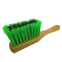 Смётка бытовая искусственная щетина двухцветная 180Х80Х16 122 пучка бук воск No Brand