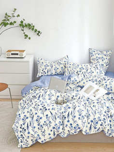 Простынь на резинке сатин Milky Garden Sollia компаньон 160x200 см