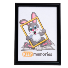 Фоторамка пластик 15х21 черный (189) Keep Memories