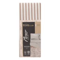 Простыня Homeclub Fleur 150 х 220 см поплин