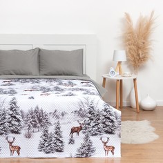 Этель Покрывало Этель 1,5 сп Snow forest, 145х210см, микрофибра