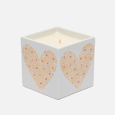 Ароматическая свеча Ligne Blanche Keith Haring Gold Pattern Heart белый