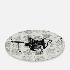 Тарелка Ligne Blanche Jean-Michel Basquiat Return Of The Central Figure Large белый