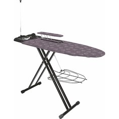 Складная гладильная доска с розеткой и подставкой для утюга/парогенератора INHSK/5