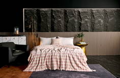 Плед Sofi de Marko Эрнесто пудра 160х220