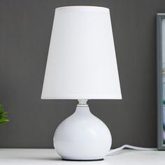 Лампа настольная 99035/1 1х40Вт Е27 белый 15х15х29 см Risalux