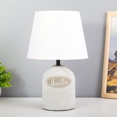 Настольная лампа Бенефит E14 40Вт коричневый 20х20х31 см Risalux