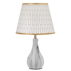 Настольная лампа Алмедия Е27 40Вт белый 25х25х43 см Bayer Lux