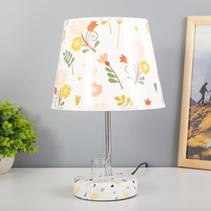 Настольная лампа Аэлита E14 15Вт белый 20х20х30 см Risalux