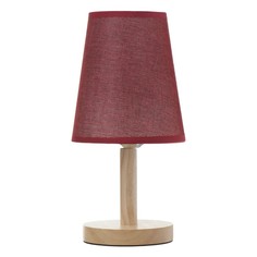 Настольная лампа Бордо Е27 40Вт бордовый 14х14х30 см Bayer Lux