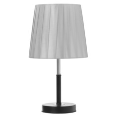 Настольная лампа Риволи Е27 40Вт черно-серый 19х19х36 см Bayer Lux