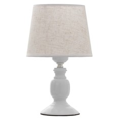 Настольная лампа Лоретта Е27 40Вт белый 17,5х17,5х29 см Bayer Lux