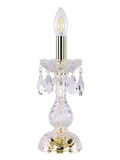 Настольная лампа Bohemia Ivele Crystal 101L/1-27 G хрустальная