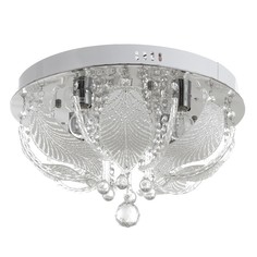Люстра 5956/400 CR хром 4х40Вт E14 LED ПДУ 40х40х22см No Brand