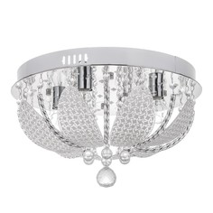 Люстра 55728/400 CR хром 4х40Вт E14 LED ПДУ 40х40х21см No Brand