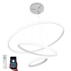 Люстра управляемая светодиодная Estares LATTE 70W 3R-APP-600x1100-WHITE/WHITE-220-IP20