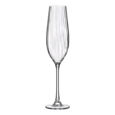 Рюмки для шампанского Crystalite Bohemia Columba Optic 260 мл 2 шт