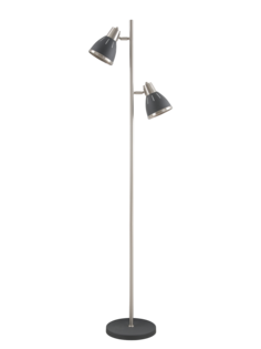 Светильник напольный HT-851x2BN ARTSTYLE черный с двуми плафонами