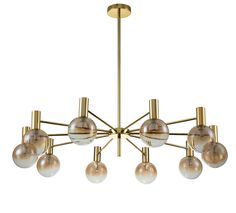 Светильник потолочный INDIGO COLLANA 13015/10R Gold 250W G9