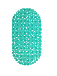 Коврик для ванны, в ванную Аквалиния ПВХ 7036 Камешки голубой