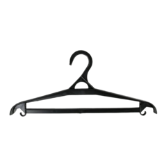 Вешалка-плечики для верхней одежды, размер 48-50, цвет чёрный No Brand