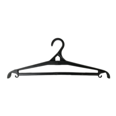 Вешалка-плечики для верхней одежды, размер 56-68, цвет чёрный No Brand