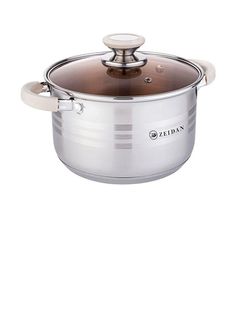 Кастрюля Zeidan Z-501063 обьем 2,1л нерж стекл кр