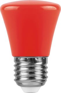 Лампа светодиодная FERON LB-372 25911 (1W) 230V E27 красный C45 упаковка 10 шт.