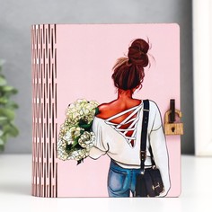 Шкатулка-книга "Девушка" 14 см No Brand
