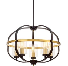Lumina Deco Подвесная люстра Lumina Deco Monterey LDP 1141-5 BK+MD