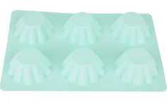 Nouvelle Форма для выпечки 6 ячеек "Цветочная поляна", 26x18 см., 9902618-4