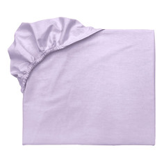 Простыня на резинке детская из перкали 80х165, цвет: лиловый, ТМ Primavelle