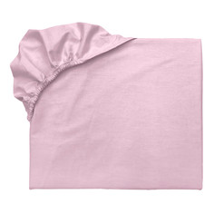 Простыня на резинке детская из перкали 80х130, цвет: розовый, ТМ Primavelle