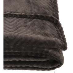 Плед микрофибра Capella 180x200см, пл.230гр/м2, кофейный (6150879) Belezza