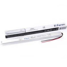 Блок питания Feron "LB001" 12В/2А, 24Вт, IP20 для светодиодной ленты