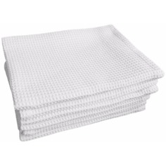 Полотенце вафельное 35х80 плотн.150гр/м2, отбелен., 10шт No Brand