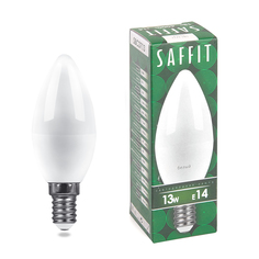 Лампа светодиодная SBC3713 Свеча E14 13W 4000K SAFFIT 55164
