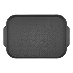 Поднос Gemlux для фаст-фуда 45 х 35,5 см черный