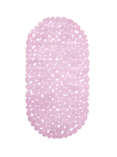 Коврик для ванны, в ванную Аквалиния ПВХ 7036 Камешки розовый