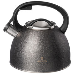Чайник для плиты со свистком индукция нержавеющая сталь Agness 2,5л 907-253