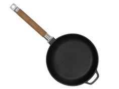 Сковорода чугун. Good Grill G0126-С, d-26 см. с крыш
