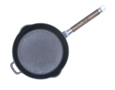 Сковорода чугун. Good Grill G0224-С, d-24 см. с крыш, 2 слива
