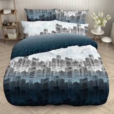 Простыня на резинке 160x200 см, бязь Комфорт, борт 20 см Sity Style Ивановотекстиль