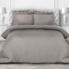 Простыня на резинке 160x200 см, перкаль г/к, борт 25 см Макиато Ивановотекстиль