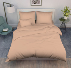 Простыня на резинке 140x200 см, поплин г/к, борт 25 см Парфэ Ивановотекстиль