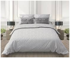 Простыня на резинке 200x200 см, поплин, борт 25 см Натурель, белый Ивановотекстиль