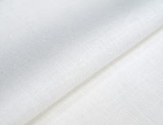 Простыня 2-спальная, лен 100 %, белый Ивановотекстиль