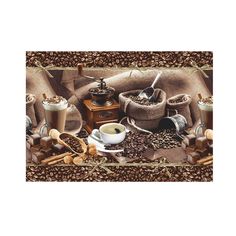 Полотенце 50x60 см вафельное Арабика, вид 1 Ивановотекстиль